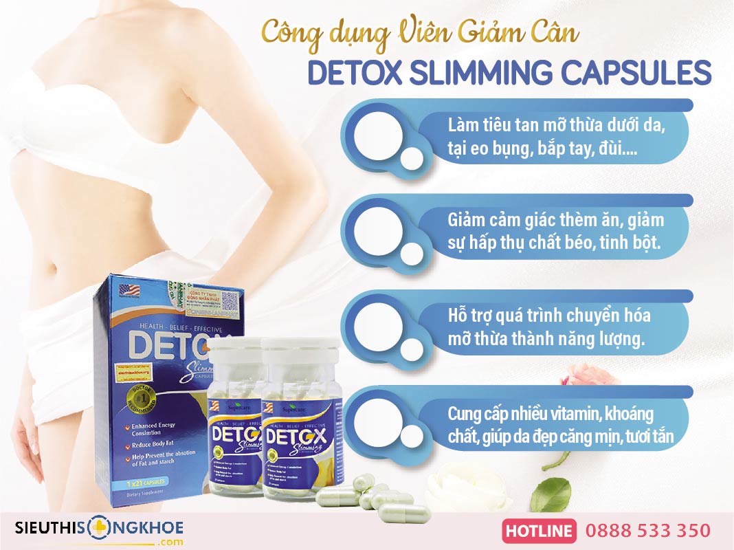 detox slimming capsules có tốt không