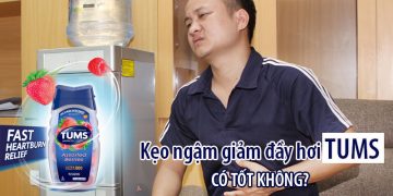 kẹo ngậm giảm đầy hơi tums có tốt không