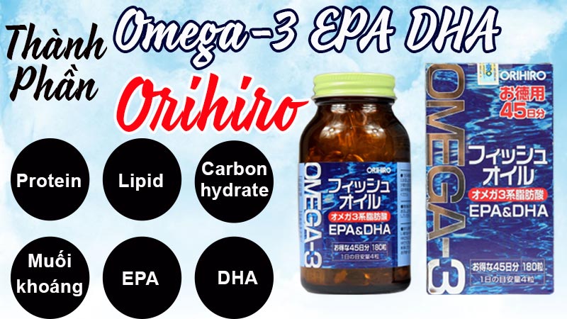 omega 3 epa dha orihiro có tốt không