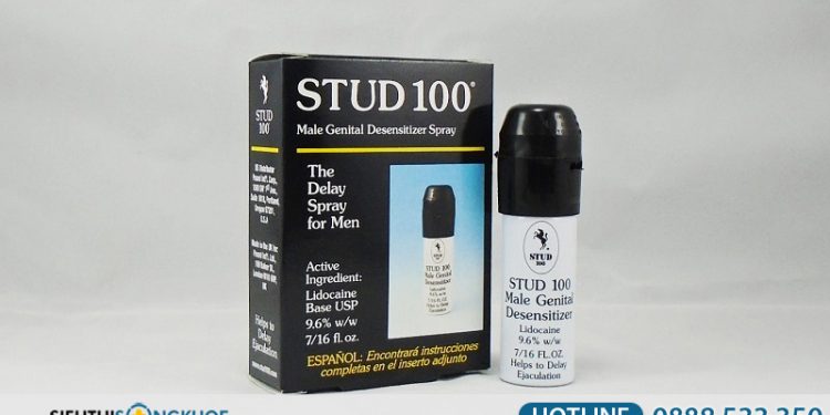 chai xịt kéo dài stud 100