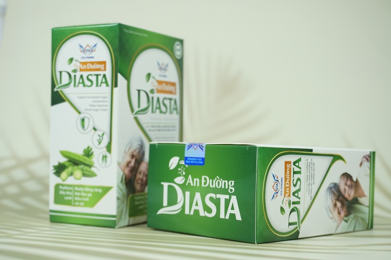 An Đường Diasta là thực phẩm hỗ trợ sức khỏe dạng viên được sản xuất tại Việt Nam