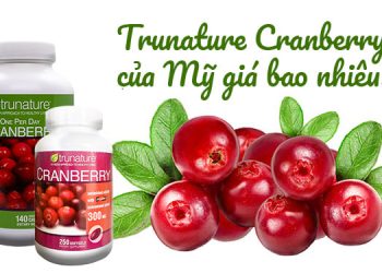 Trunature Cranberry của Mỹ giá bao nhiêu?