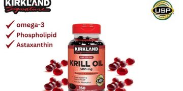 viên uống Kirkland Krill Oil của Mỹ