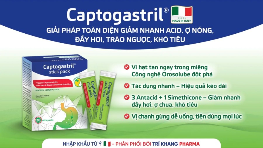 Review Sản Phẩm Captogastril: Đánh Giá Chi Tiết Thiết Bị Y Tế Hỗ Trợ Dạ Dày